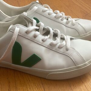 Veja white leather sneakers shoes Men size 10
